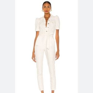 Retrofete Tori Jumpsuit in Vintage White